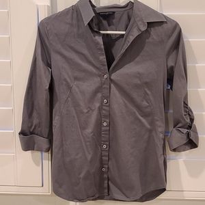 EUC Banana Republic Fitted 3/4 Sleeve Dress Shirt